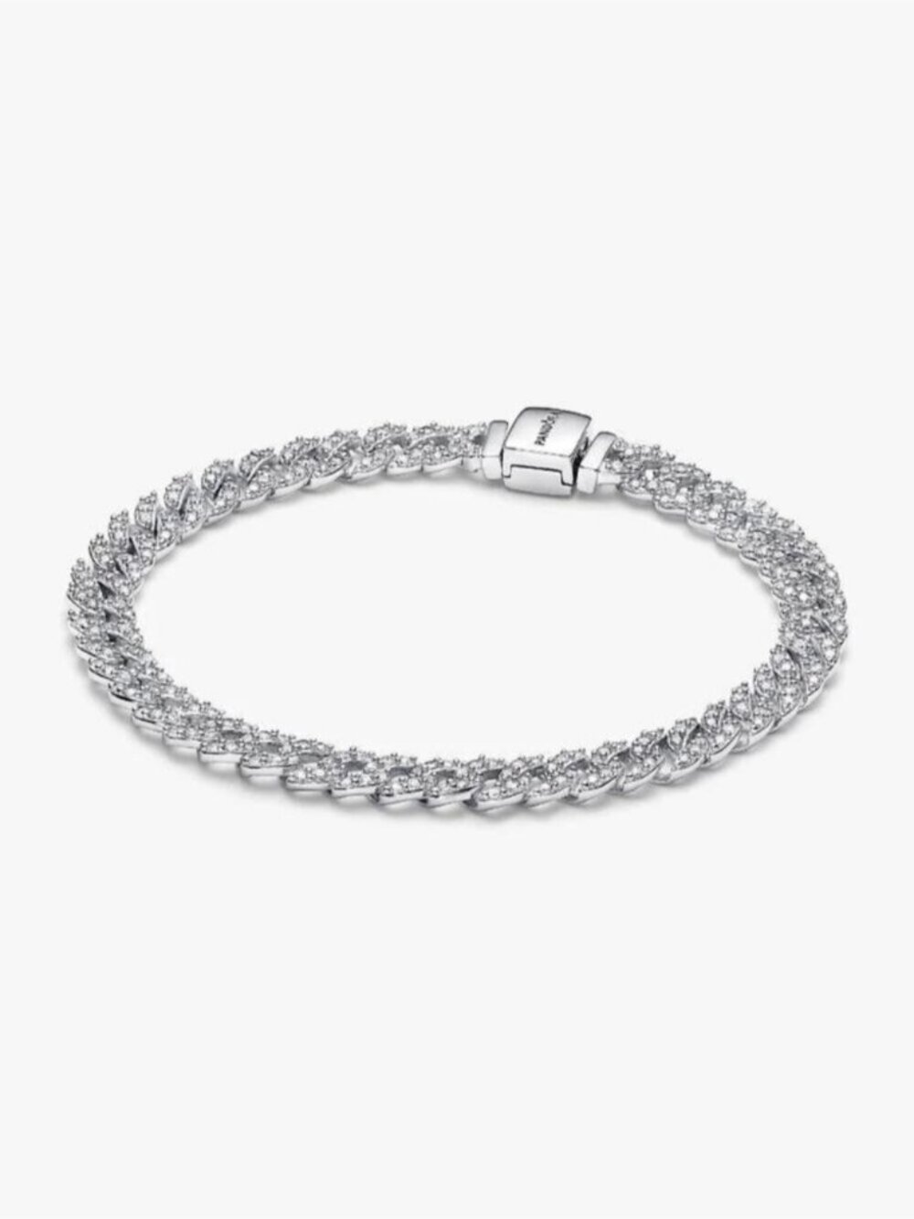 Pandora Pavé Cuban Chain Bracelet
